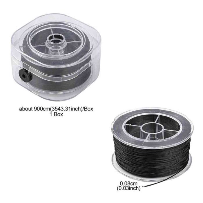 Black Stretch Nylon Beading Cord