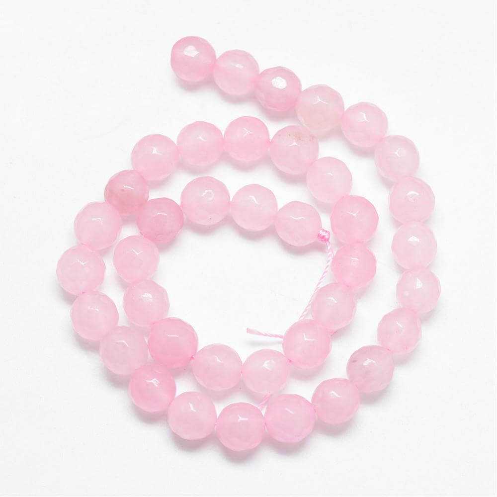 Pink Dyed Jade Gemstones