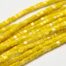 Yellow Tiny Square Glass Beads