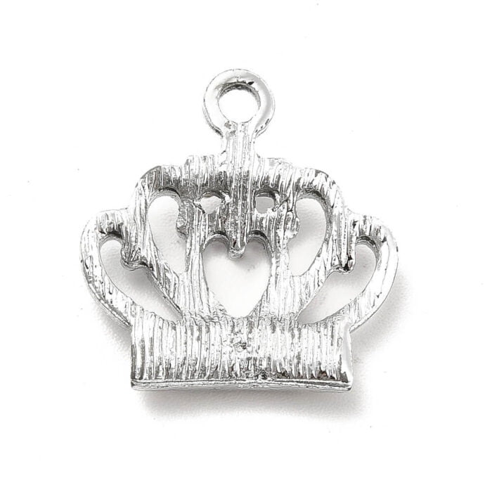 Crown Shape Rhinestone Pendant Charm