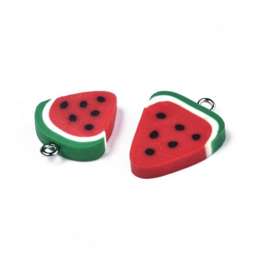 Watermelon Polymer Pendant Charm