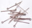 30mm Copper Red Eye Pins