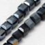 Black Tiny Square Glass Beads