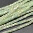 Pale Green Tiny Square Glass Beads