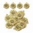 Sunflower Antique Gold Pendant Charm