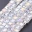 Clear AB Square Glass Beads