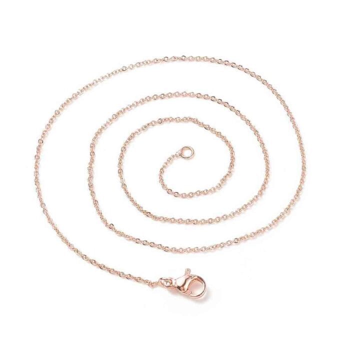 Rose Gold Necklace Jewellery Chain
