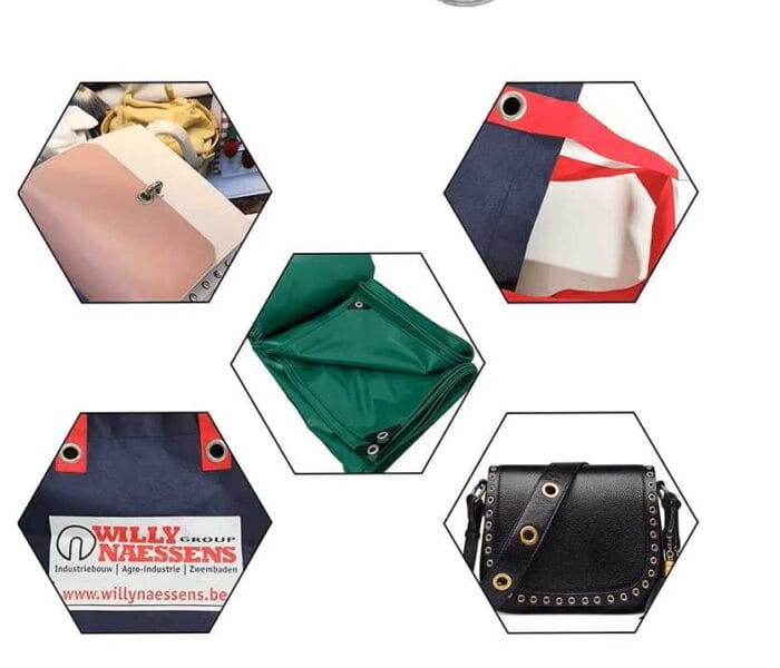Silver Eyelets & Grommets for Leather, Belts, Bags and Scrapbooking - Image 9