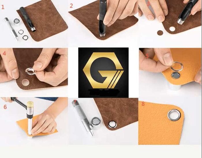 Silver Eyelets & Grommets for Leather, Belts, Bags and Scrapbooking - Image 7
