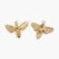 Gold Plated Brass Bee Pendant Charm