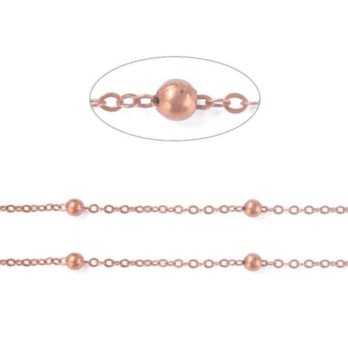 Copper Cable Jewellery Chain