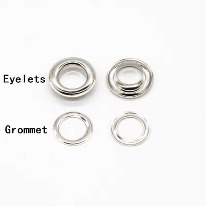 Silver Eyelets & Grommets for Leather, Belts, Bags and Scrapbooking - Image 3