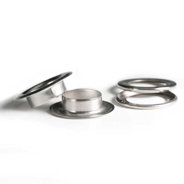 Silver Eyelets & Grommets for Leather, Belts, Bags and Scrapbooking - Image 2