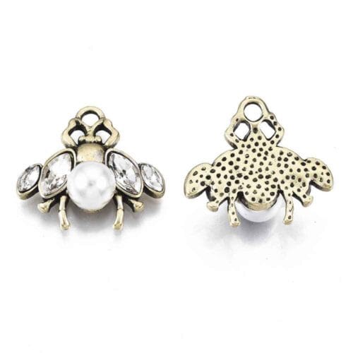 Gold Plated Bee Pendant Charm