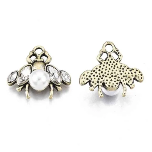Gold Plated Bee Pendant Charm
