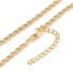 Gorgeous Twisted 18K Gold Plated Complete Chain