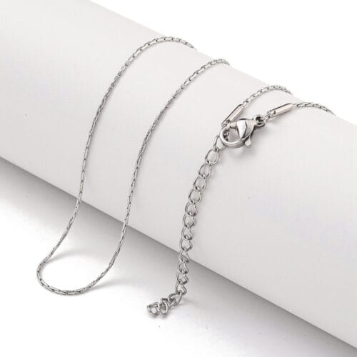 A Gorgeous 304 Stainless Steel Cardano Chain with extender