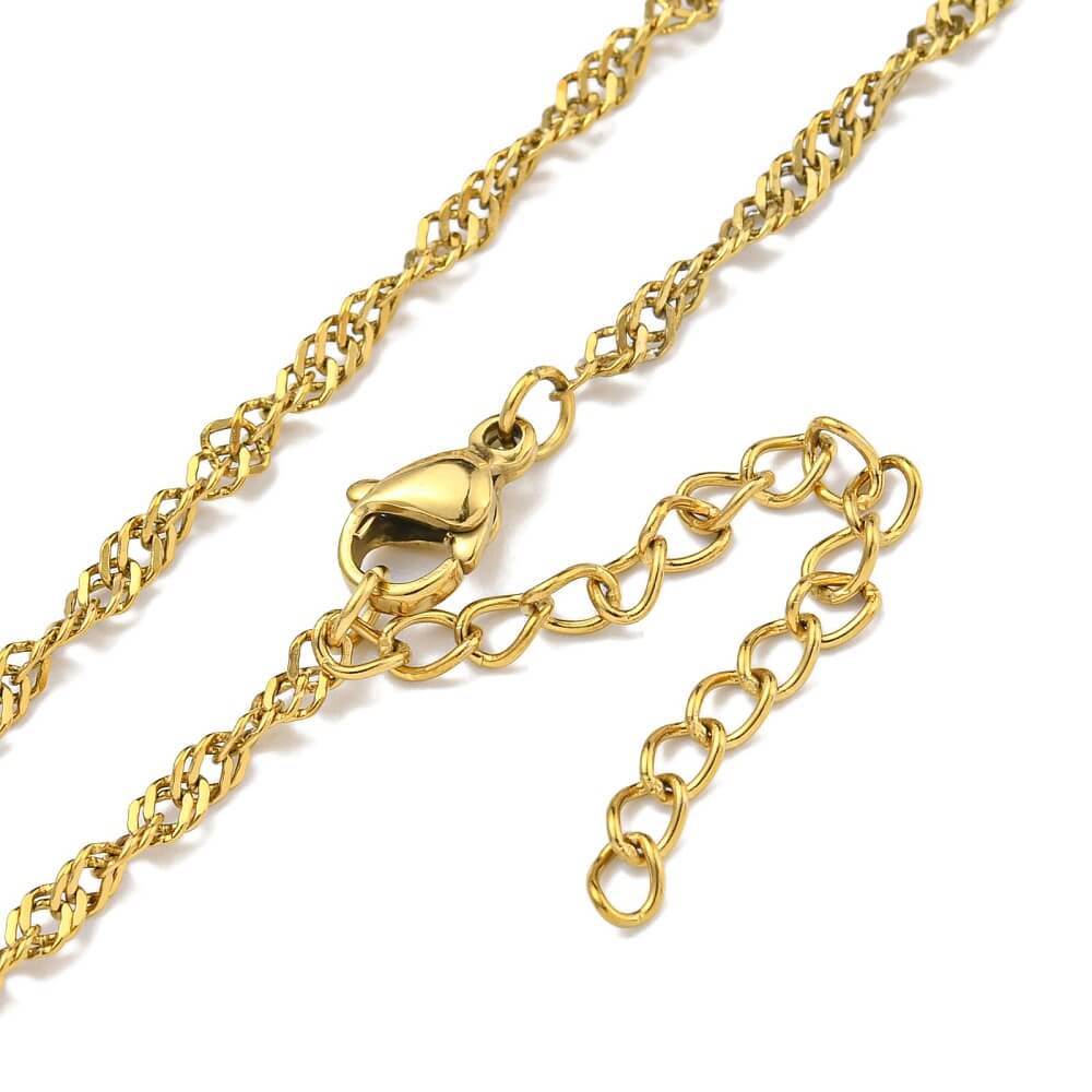 18K Gold Plated Complete Chain