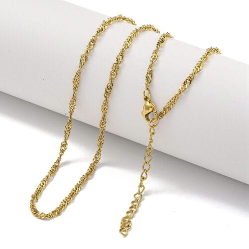 18K Gold Plated Complete Chain
