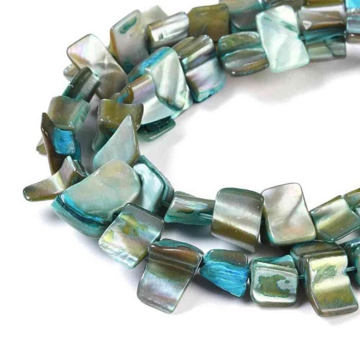 Light Sea Green Natural Shell Beads