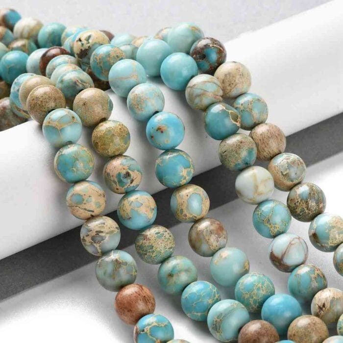Pale Turquoise Imperial Jasper Gemstones