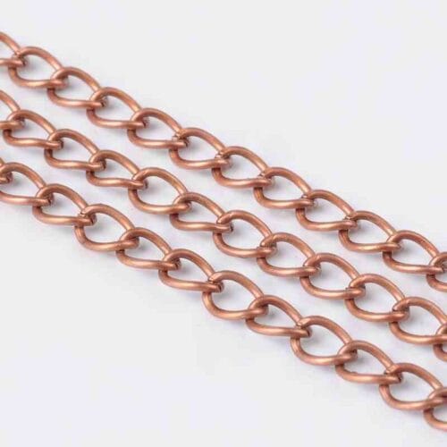 Twisted Copper Jewellery Chain