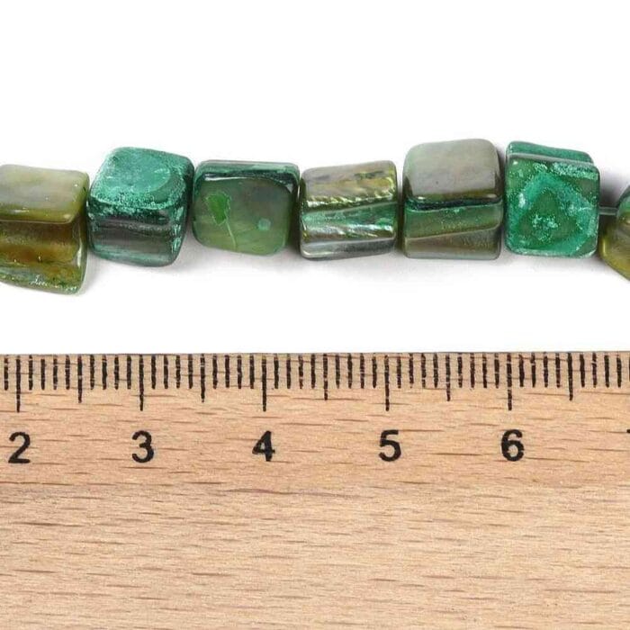Medium Sea Green Natural Shell Beads