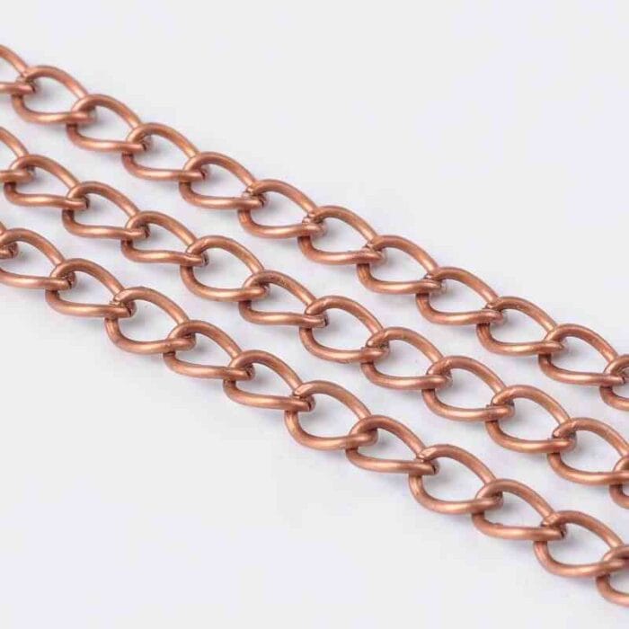 Twisted Copper Jewellery Chain