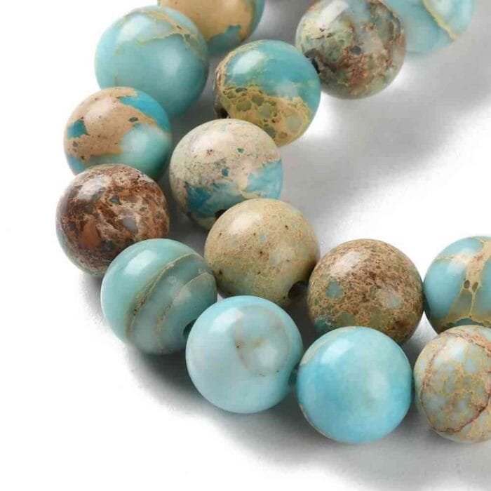 Pale Turquoise Imperial Jasper Gemstones