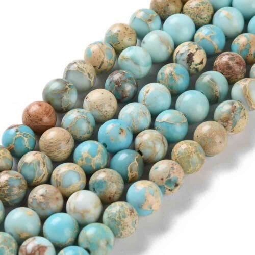 Pale Turquoise Imperial Jasper Gemstones
