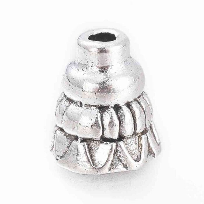 Silver Antique Guru Metal Beads Set