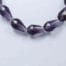 Purple Faceted Tear Drop Glass Beads