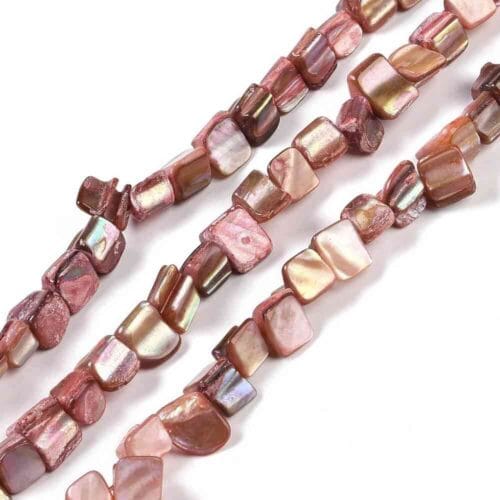 Pale Violet Natural Dyed Shell Beads