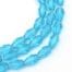 Sky Blue Faceted Tear Drop Glass Beads