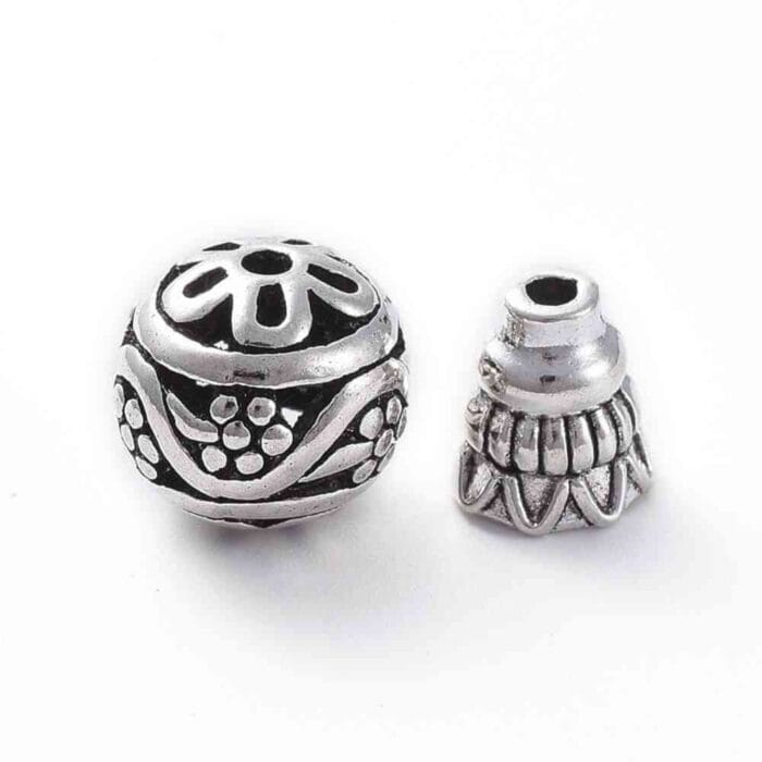 Silver Guru Metal Beads Set