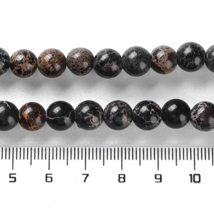BlackSea Sediment Regalite Imperial Jasper Gemstones Beads