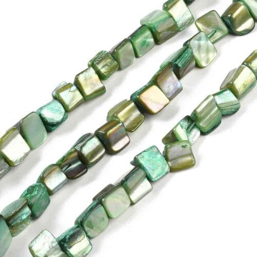 Sea Green Natural Shell Beads