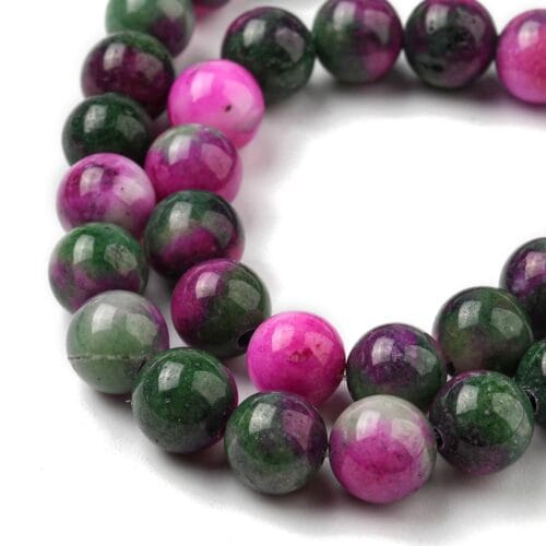 Natural Mix Colour Jade Beads