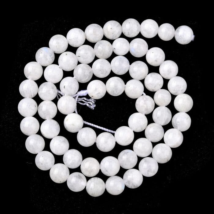 Rainbow Moonstone Natural Gemstones Beads