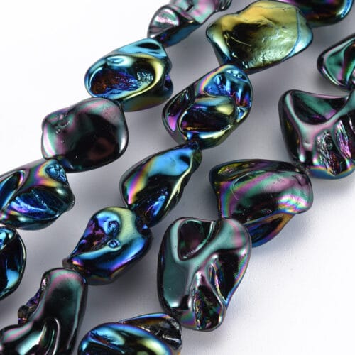 Rainbow Natural Dyed Shell Beads