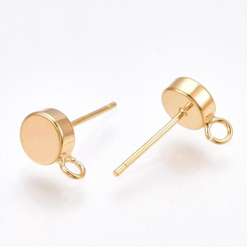 18K Gold Plated Earring Studs