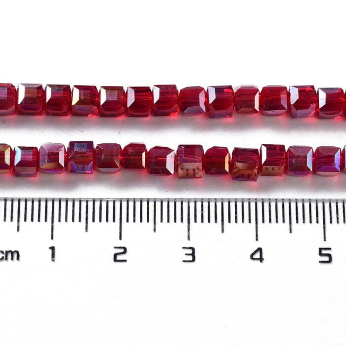 Square Glass Beads