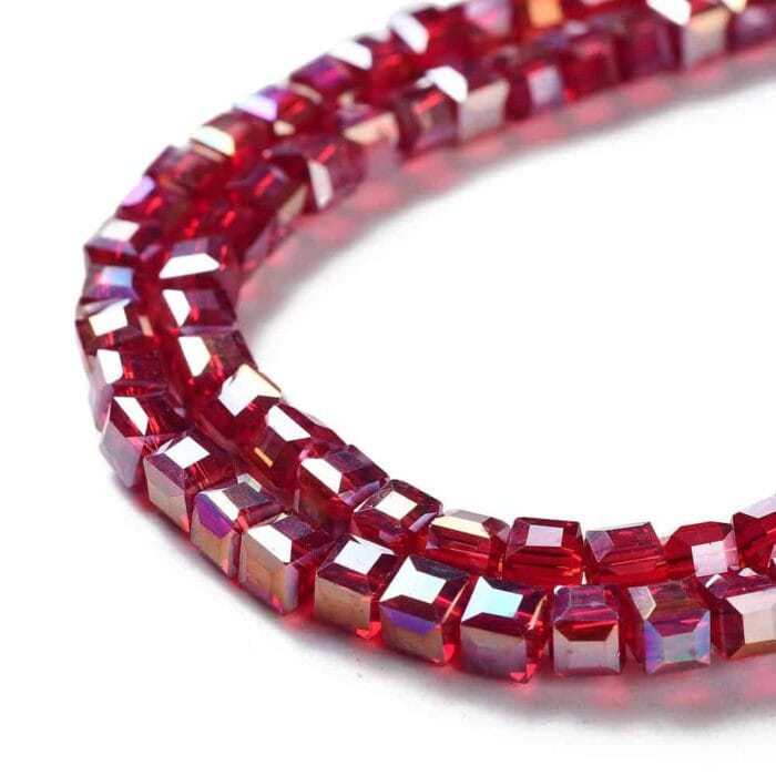 Square Glass Beads