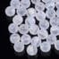 Clear AB Frosted Autumn Glass Beads