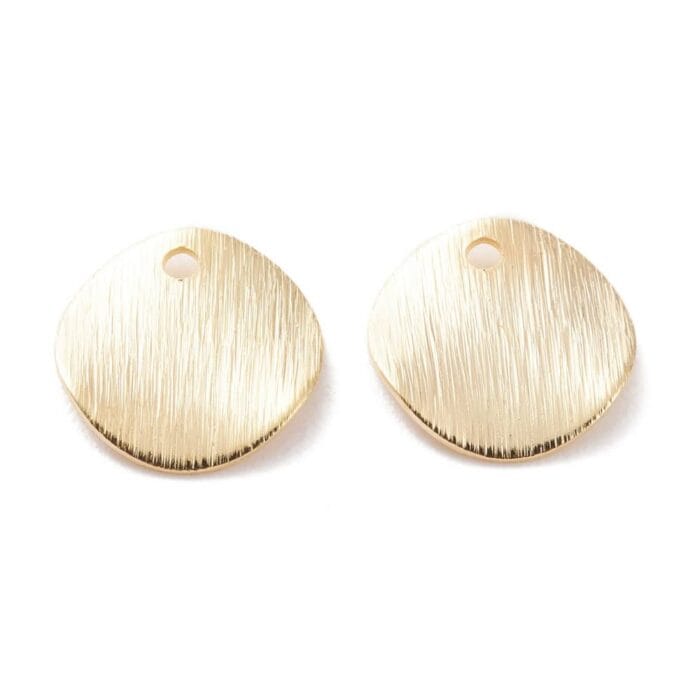 Gold Plated Flat Pendants