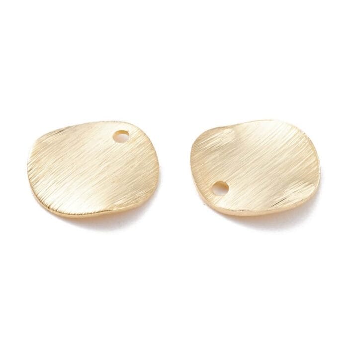 Gold Plated Flat Charms
