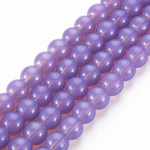 Light Purple Glass Beads