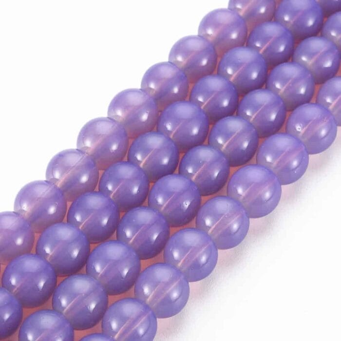Light Purple Glass Beads