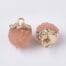 Pink Druzy Resin Pendant