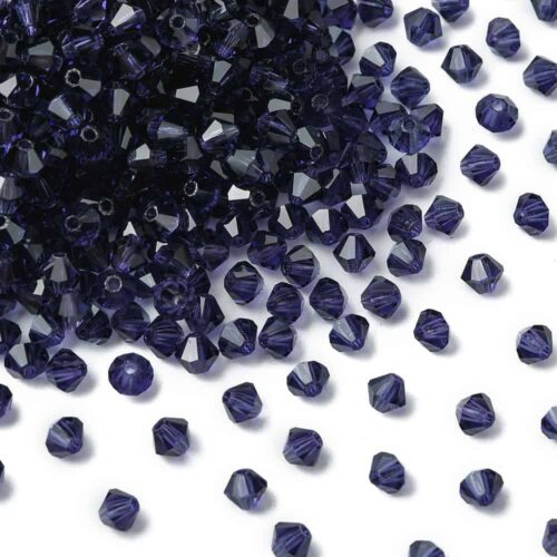 Tanzanite Preciosa Crystal Rondelles